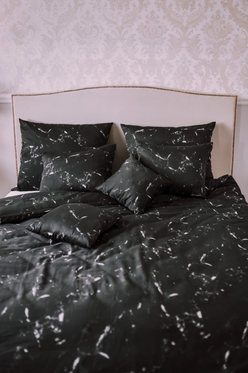 pościel bawełniana black marble na wymiar
