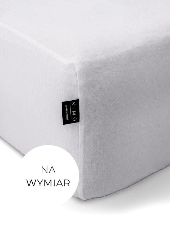 Białe prześcieradło na wymiar