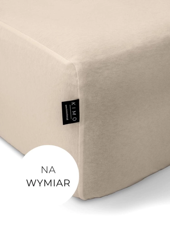 Beżowe prześcieradło na wymiar